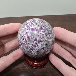 Ruby in Matrix Crystal Sphere #B